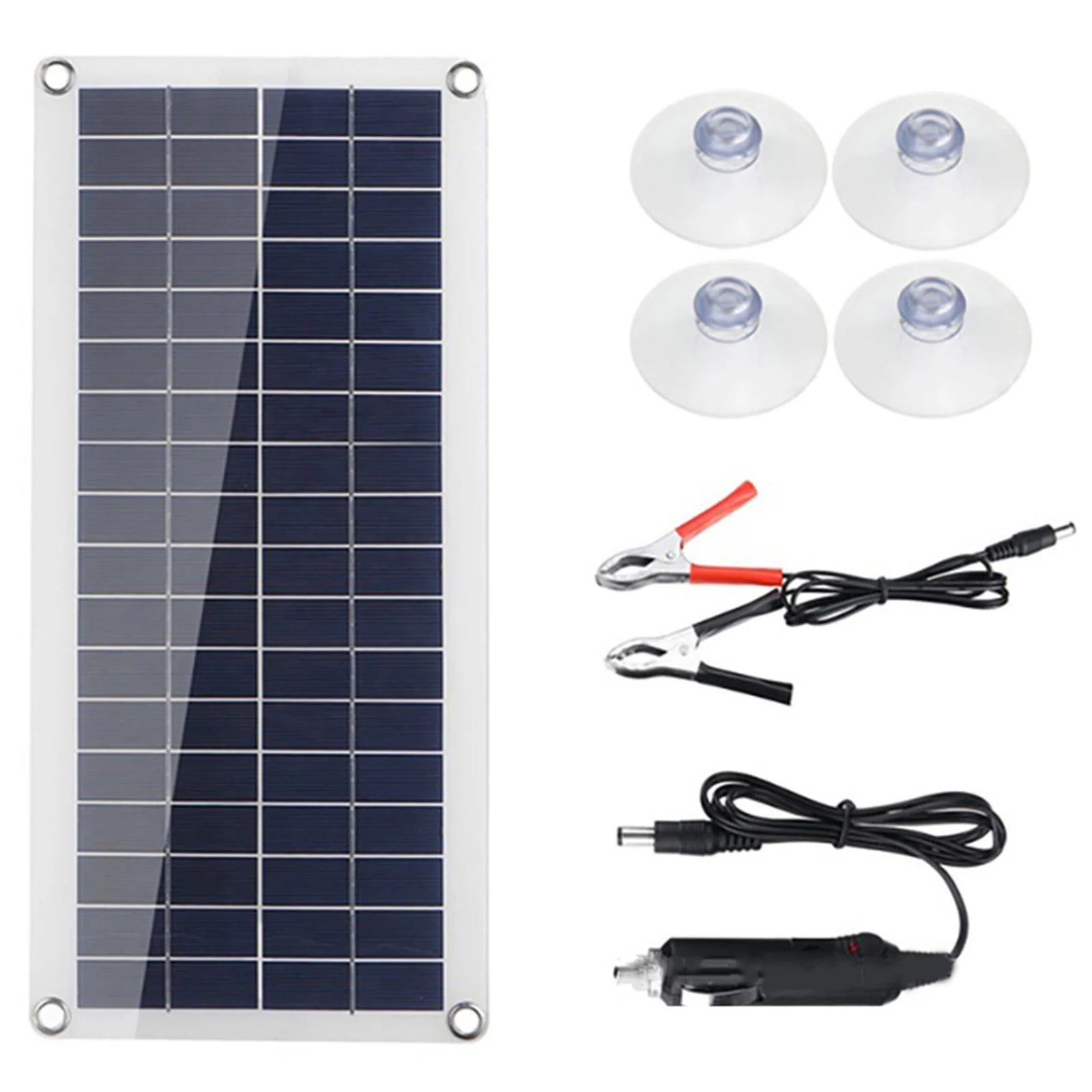 50W 12Volt Solar Panel Kit Survival Dog