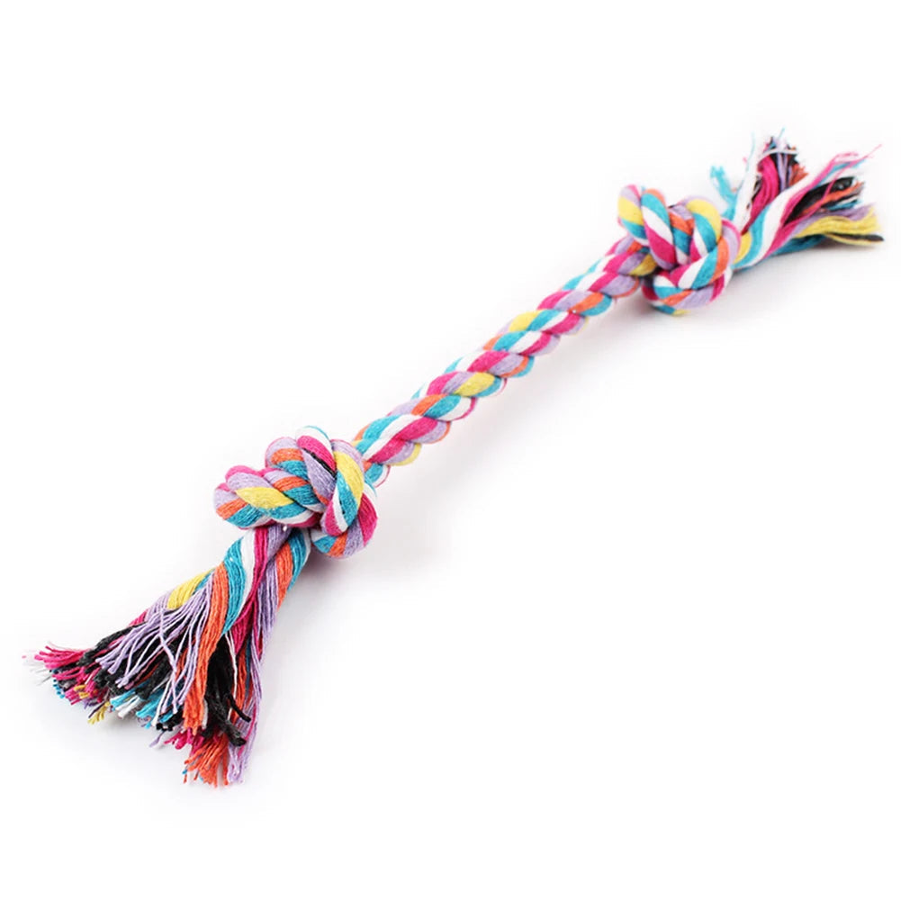 Puppy Dog Cotton Linen Braided Bone Rope Survival Dog