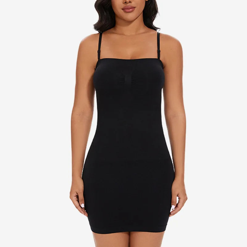 New Summer Seamless Shapewear Slips For Under Dresses Women Smooth Dress Slips Body Shaper Tummy Control Slip Slimming Cami Slip Survival Dog