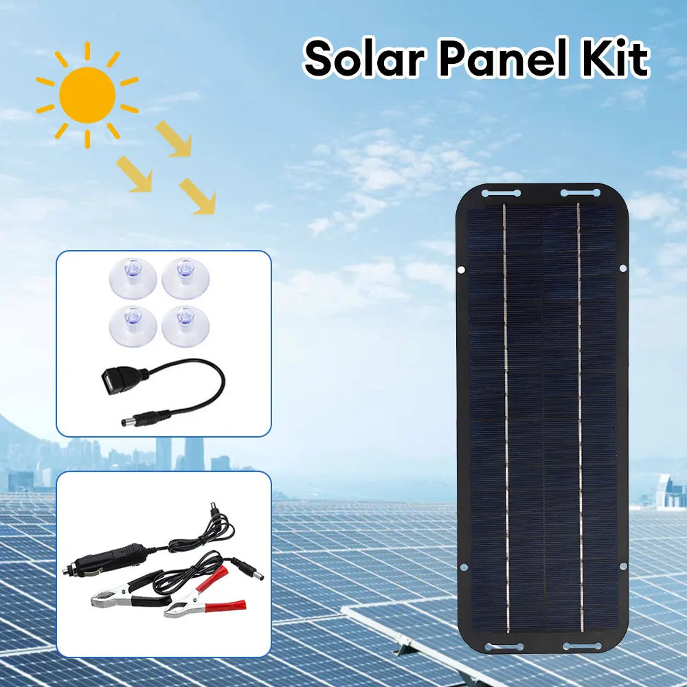5V Solar Cell For Campers Survival Dog