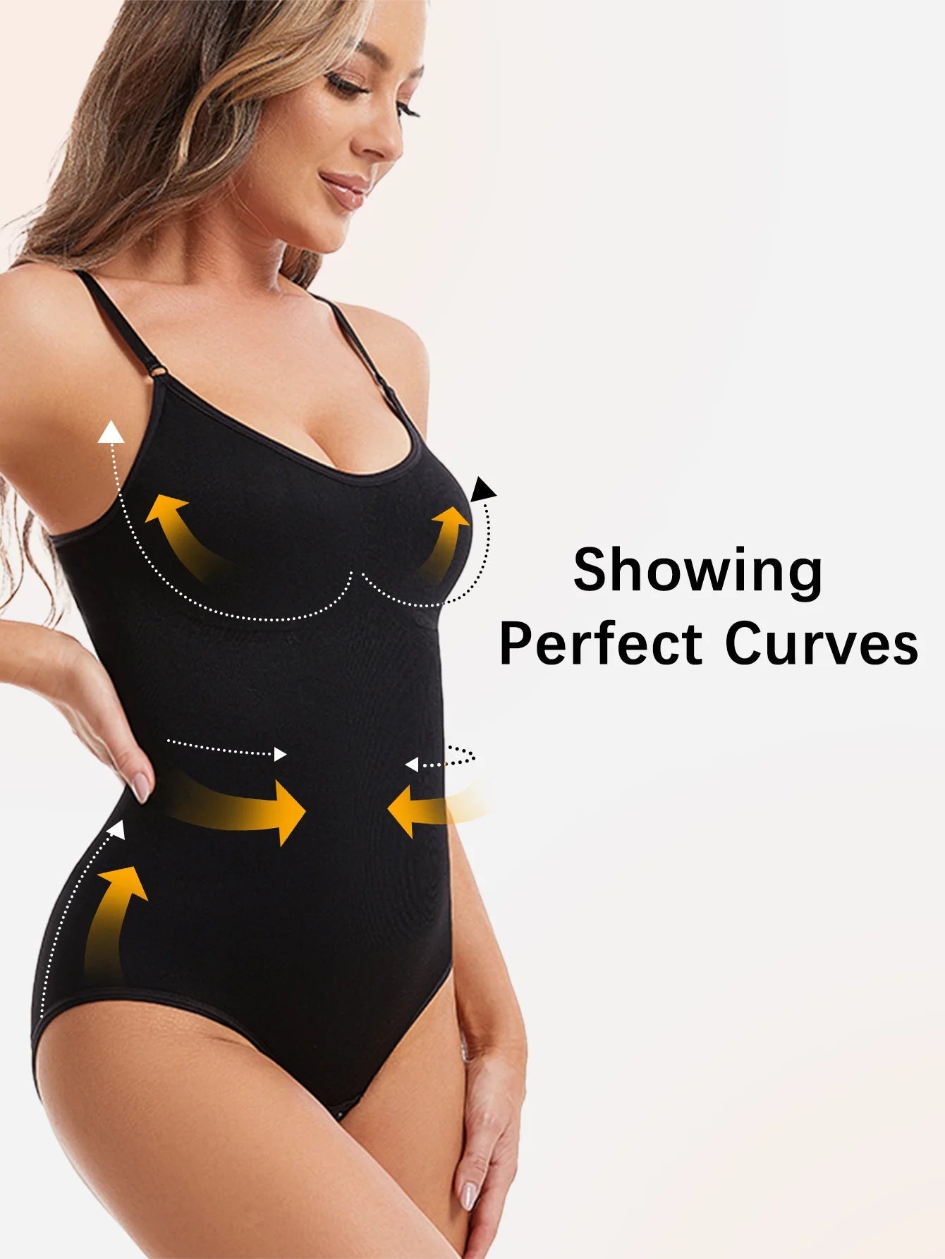 Women's Sexy Shapewear Seamless Slimming Butt Lifter Full Body Shaper Smooth Out Bodysuit Open Crotch High Elastic Body Suits Survival Dog