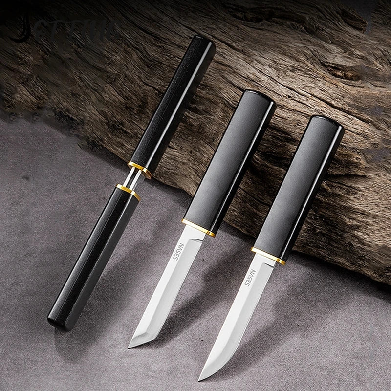 High-grade Double Knife Stainless Steel Easy To Carry Knives High Hardness Fruit Survival Dog