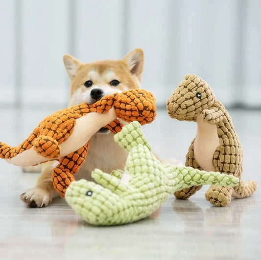 Dogs Pet Plush Dinosaur Interactive Toys Survival Dog
