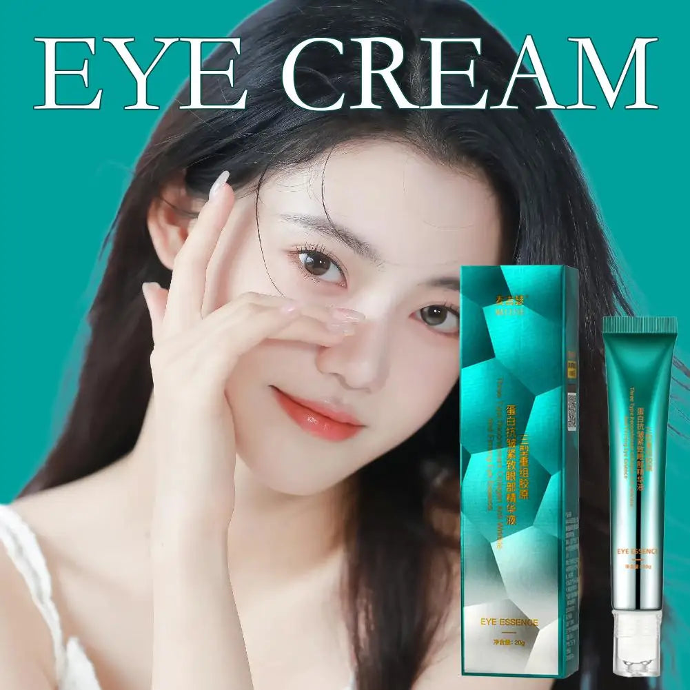 Anti Wrinkle Eye Serum 2024 Instant Anti Aging Collagen Eye Cream 20g for Firming Skin Removing Dark Circles Wrinkle Fine Survival Dog