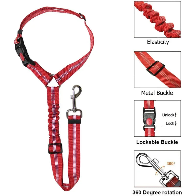 Two-in-one Dog Safety Belt Survival Dog