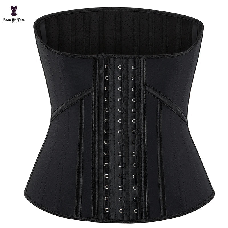 Plus Size 3 Hooks 21 Steel Boned Waist Cincher Sheath Slimming Belt Women Shapers Perforated Latex Waist Trainer Corset  762# Survival Dog
