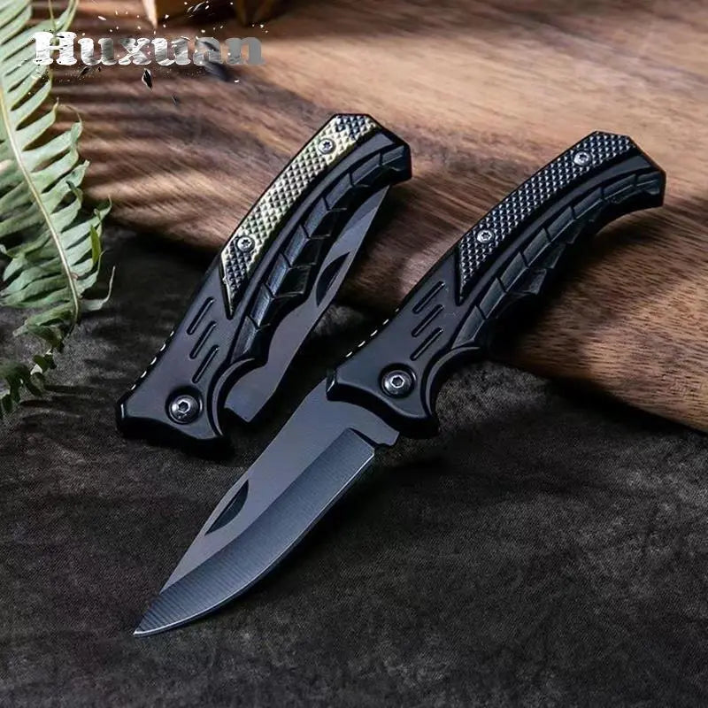 Camping Survival Stainless Steel Folding Knife Survival Dog