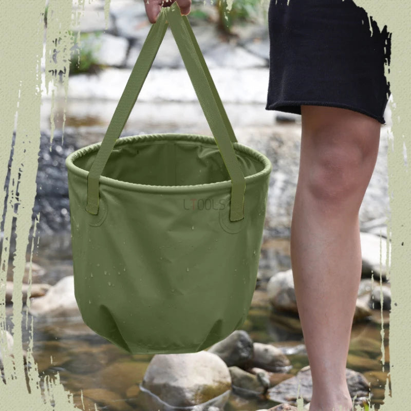10L/20L Folding Bucket for camping Survival Dog