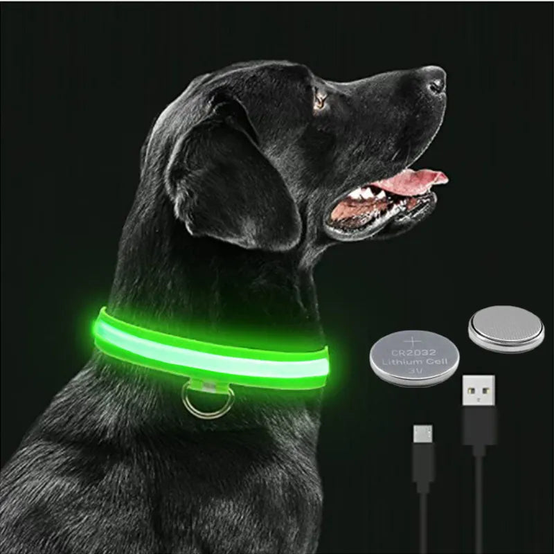 LED Glowing Dog Adjustable Collar Survival Dog