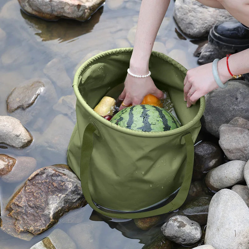 10L/20L Folding Bucket for camping Survival Dog