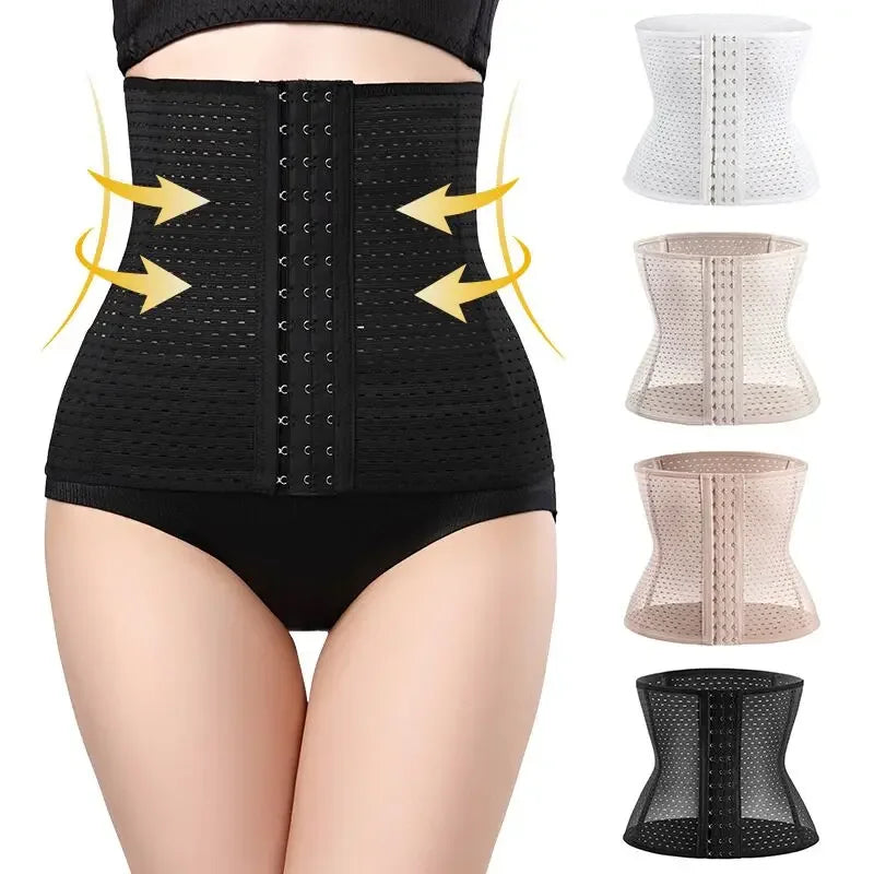 Women Tummy Control Women Body Shapers Waist Trainer Corset Breathable Invisible Waist Shaper Training Waist Cincher  XS-6XL Survival Dog
