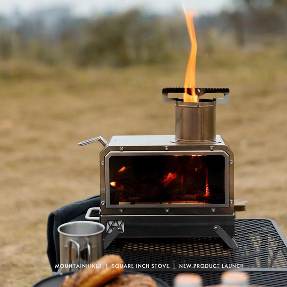 Portable Lightweight Camping Wood Stove Survival Dog