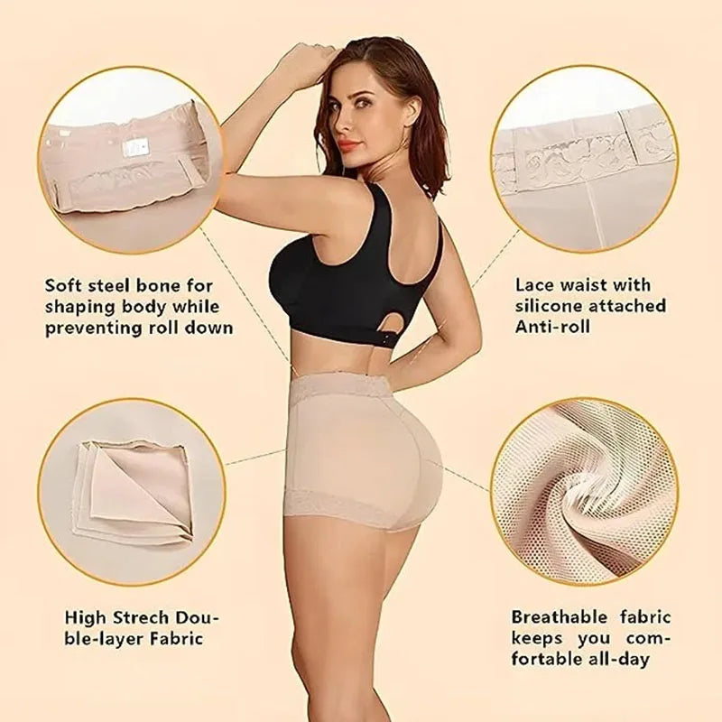 AfruliA Booty Enhancer Fajas Colombianas Girdle Tummy Control Panties Butt Lifter Body Shaper Postpartum Waist Trainer Shapewear Survival Dog