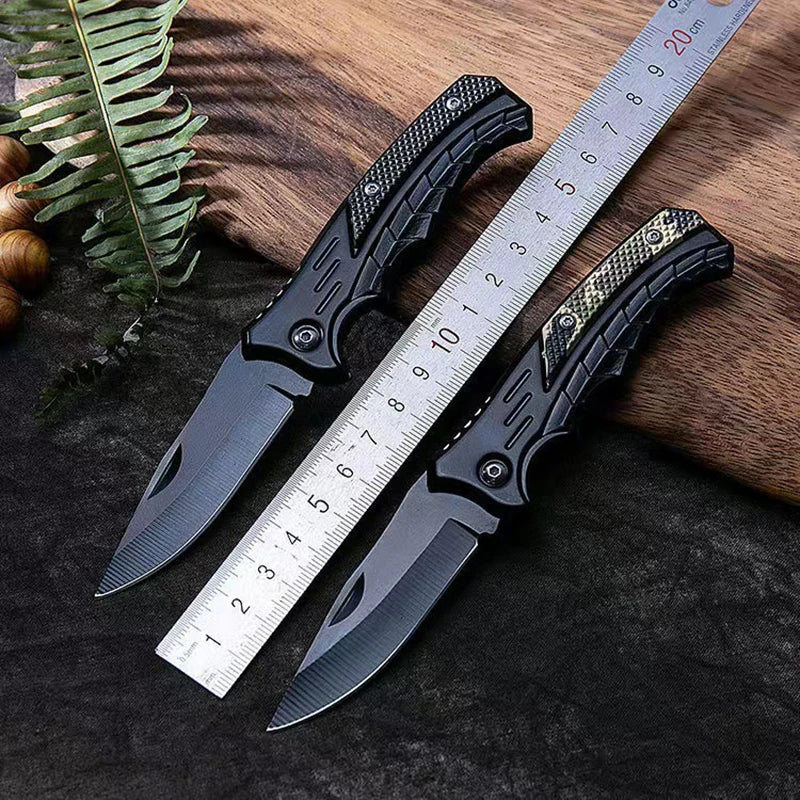 Camping Survival Stainless Steel Folding Knife Survival Dog