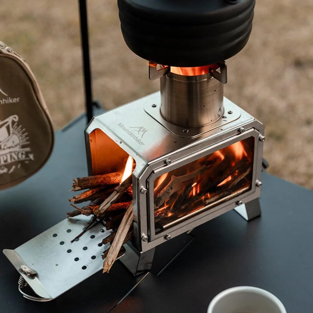 Portable Lightweight Camping Wood Stove Survival Dog
