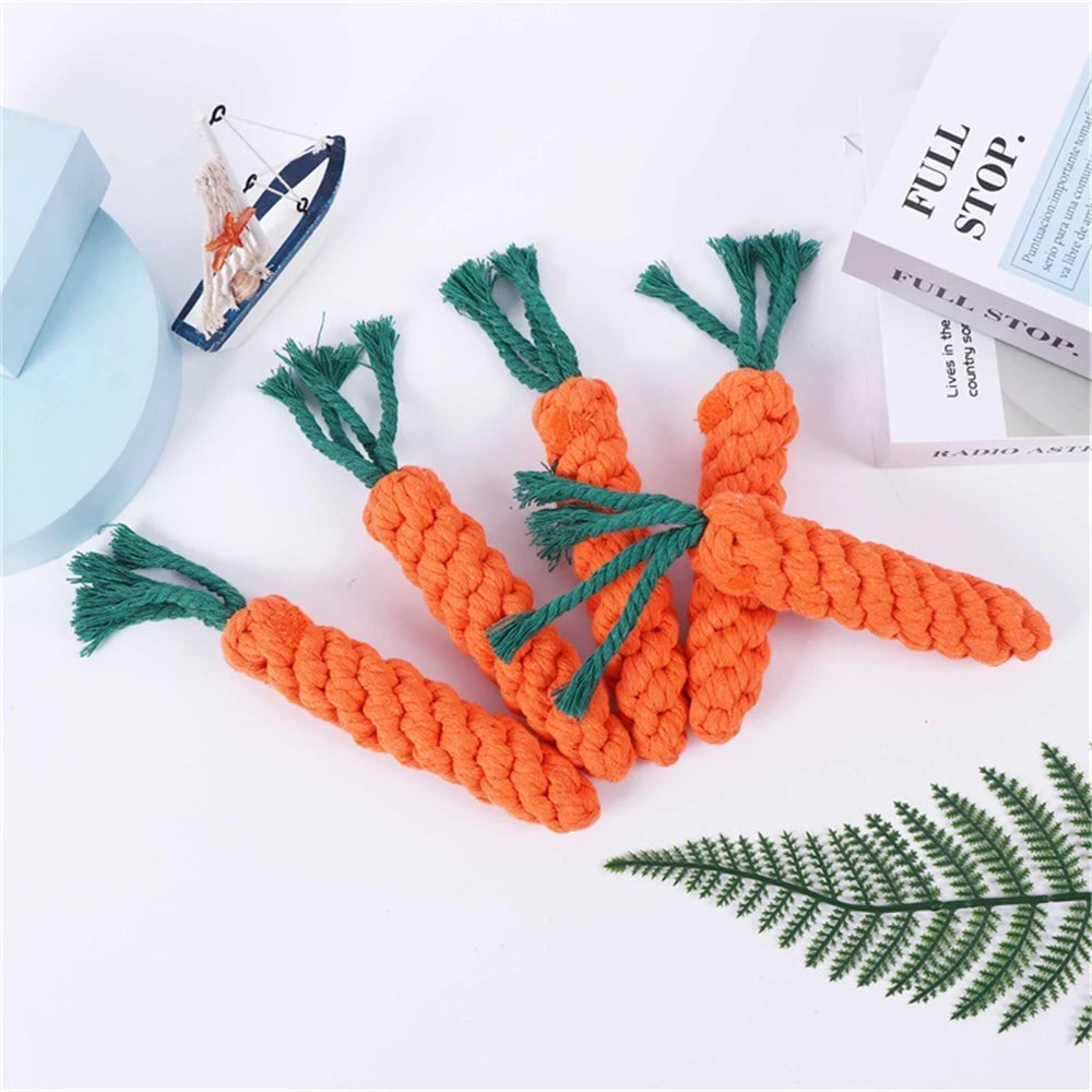 Carrot Dog Bite Chew Rope Survival Dog