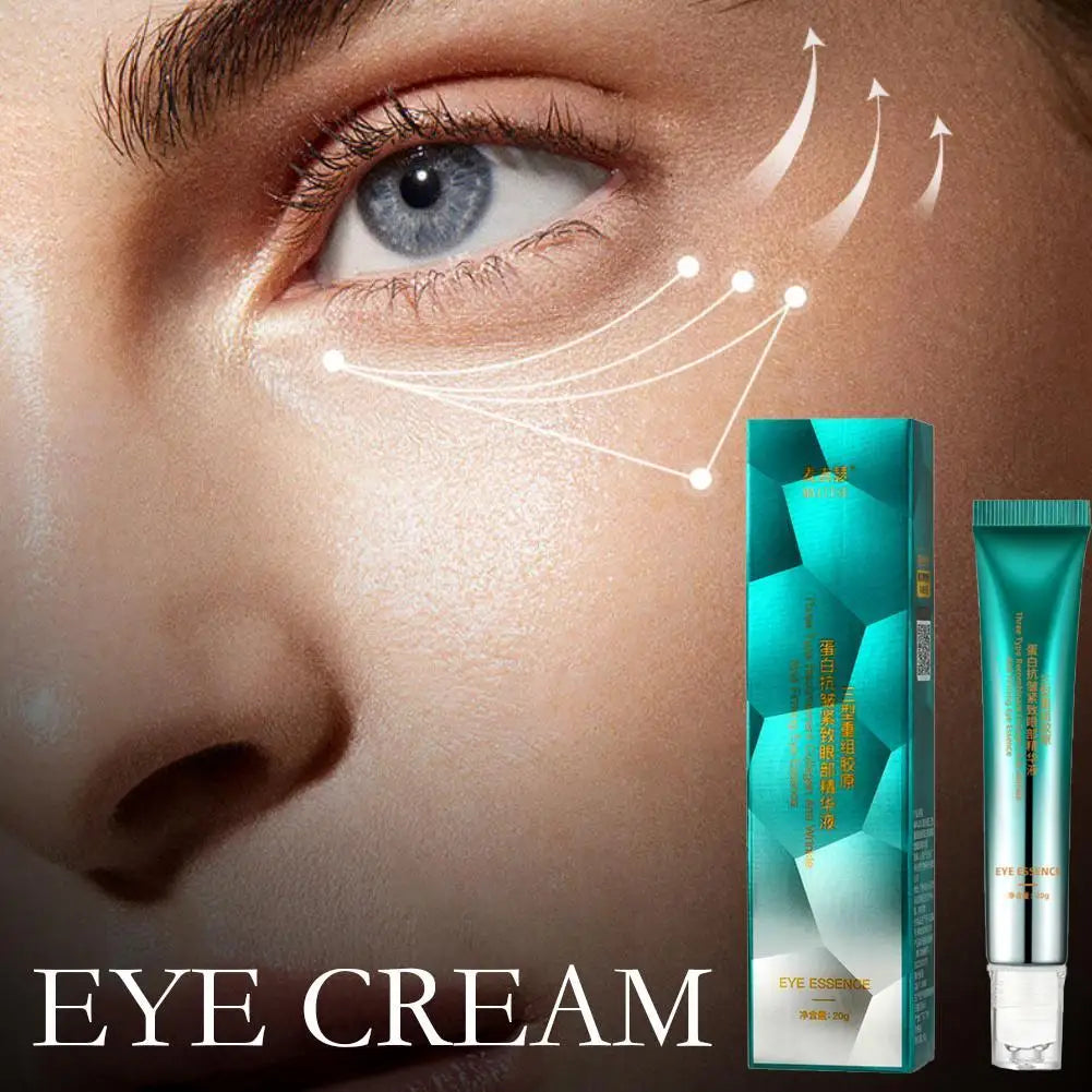 Anti Wrinkle Eye Serum 2024 Instant Anti Aging Collagen Eye Cream 20g for Firming Skin Removing Dark Circles Wrinkle Fine Survival Dog