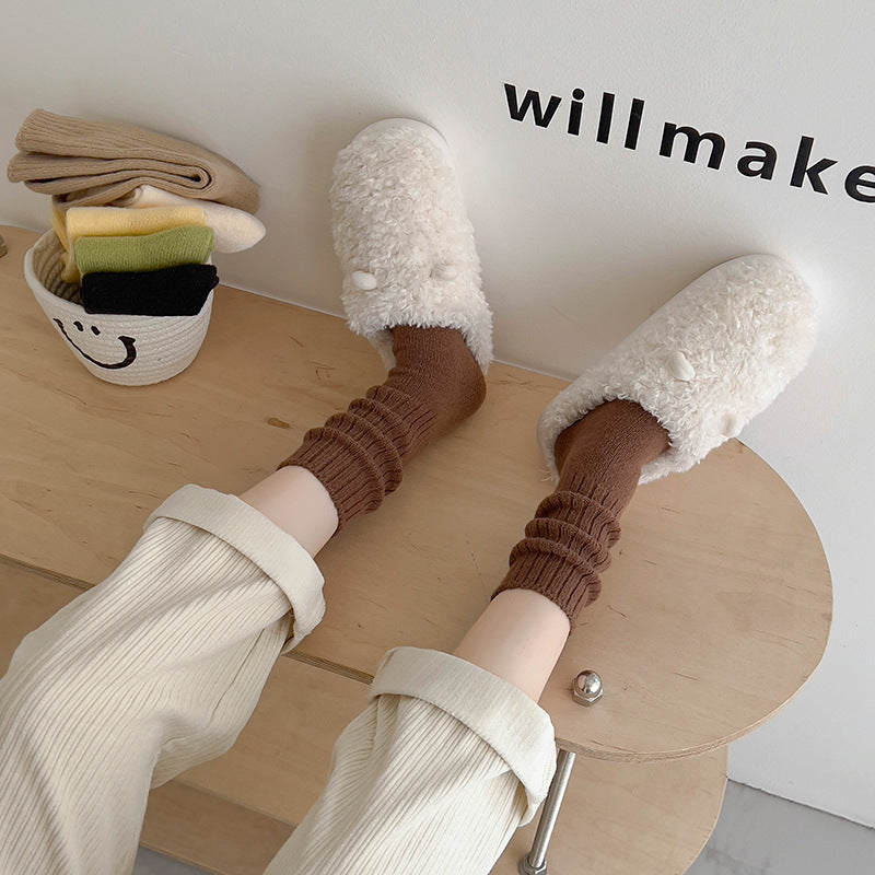Thickened Cozy Mid-calf Slouch Socks For Women