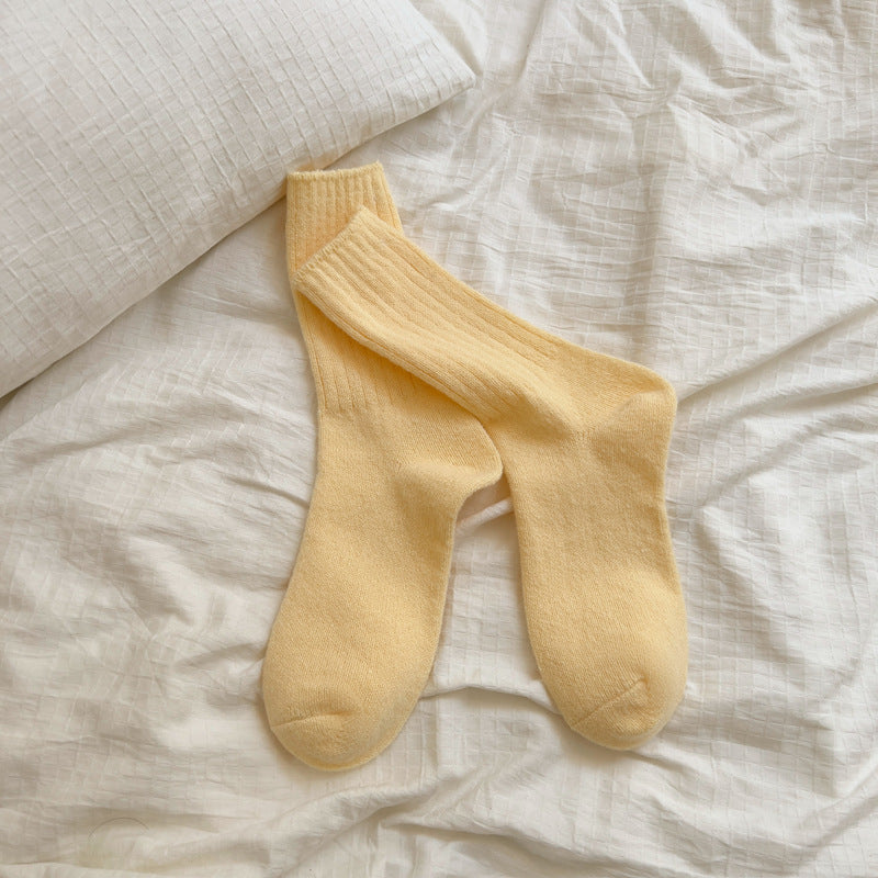Thickened Cozy Mid-calf Slouch Socks For Women