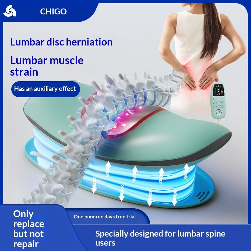 Smart Red Light Heat Therapy Device For Relieving Muscle Strain And Lumbar Traction Massage