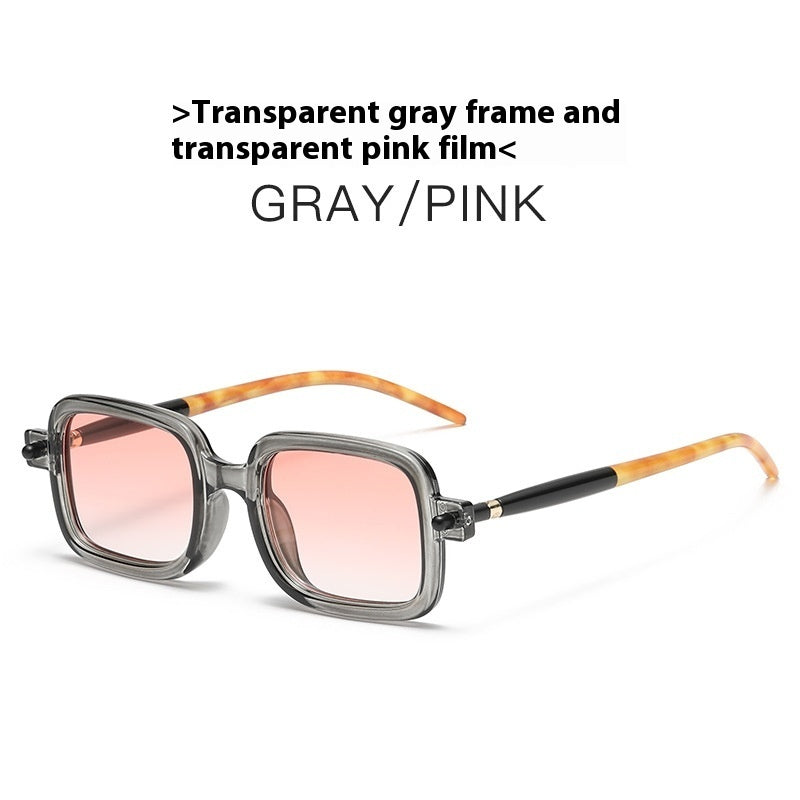 Retro Artistic Square Sunglasses Women