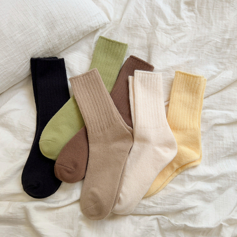Thickened Cozy Mid-calf Slouch Socks For Women