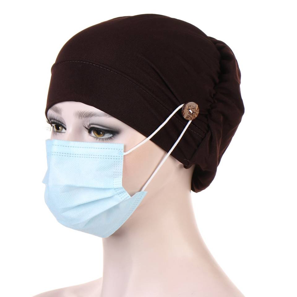 Sun Protection Home Mom Cap Hood Set Wrap Head Hat