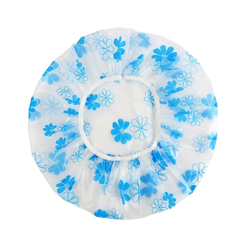 Household Cute Long Hair Waterproof Bath Shower Cap