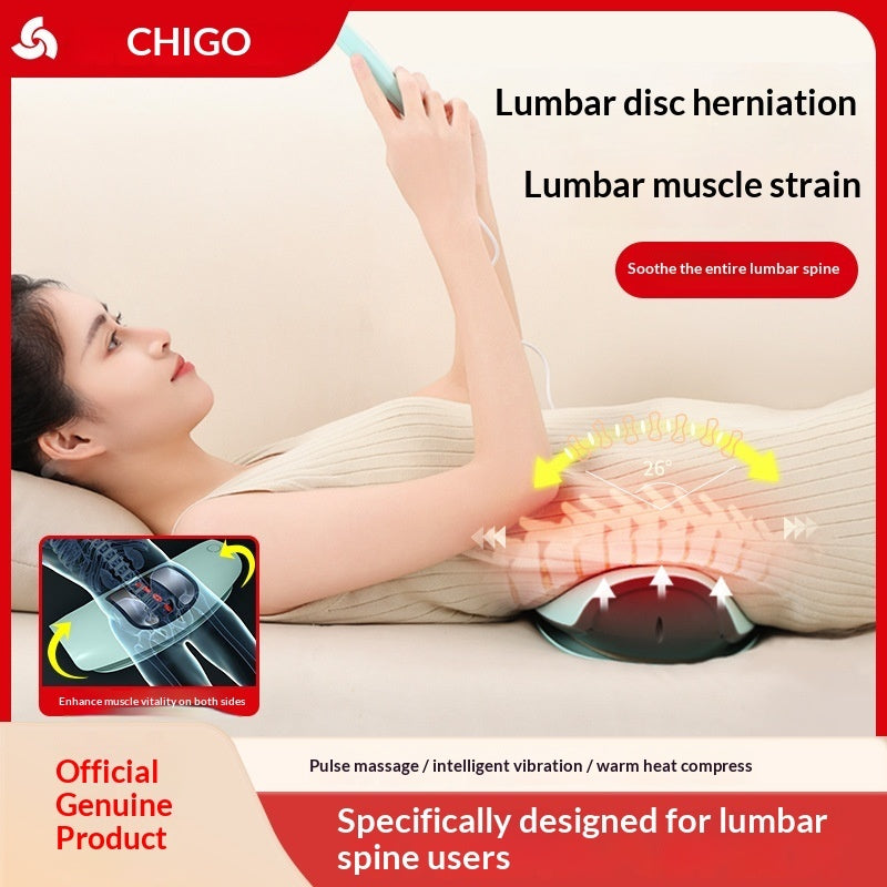 Smart Red Light Heat Therapy Device For Relieving Muscle Strain And Lumbar Traction Massage