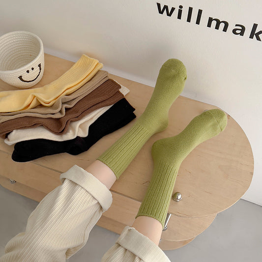 Thickened Cozy Mid-calf Slouch Socks For Women