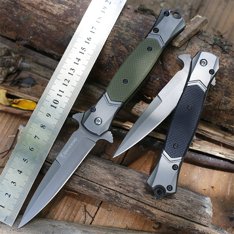 High Hardness Folding Knife Camping Tactics Outdoor Multifunction Survival Dog