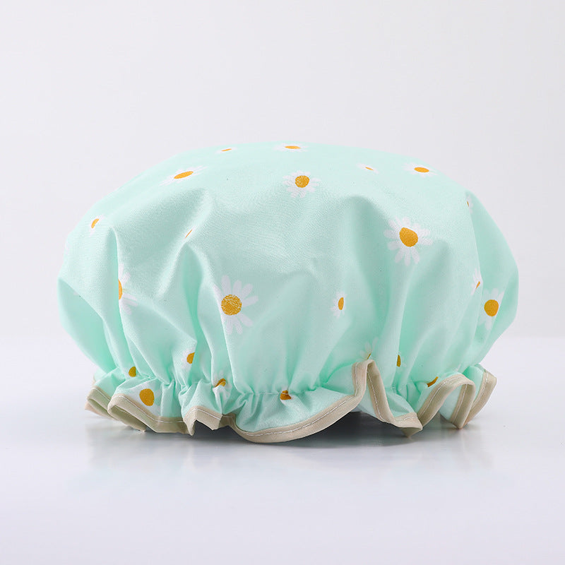 Double-layer Waterproof Shower Cap Disposable Hair