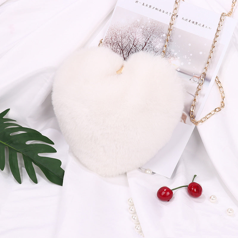 Plush Chain Love Bags For Women