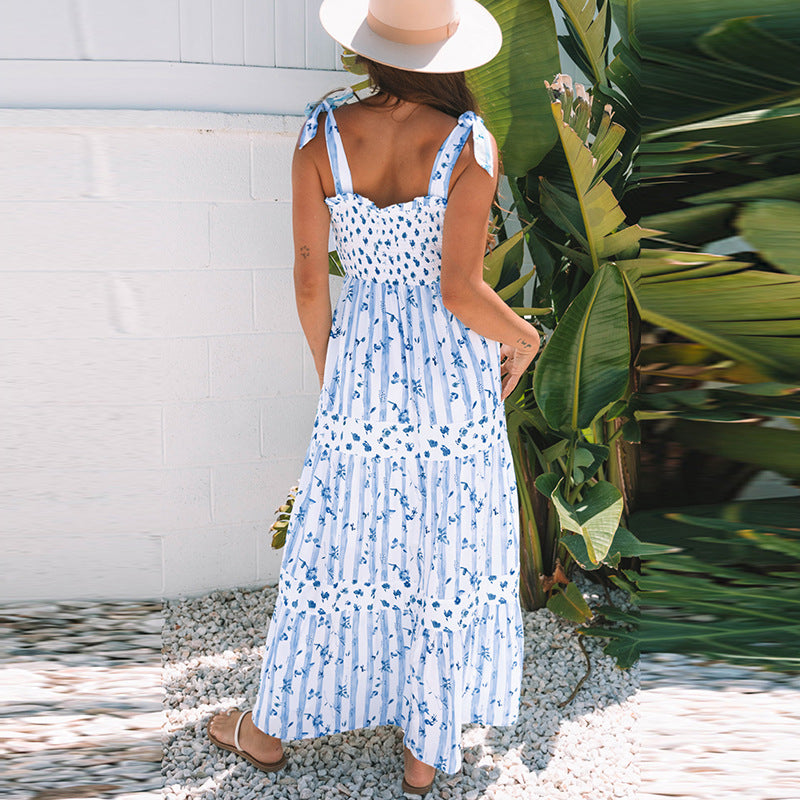 Flower Bundle Sling Dress Women